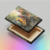 Parrots Playing Guitar - High-Quality Canvas Print | Custom Photo Canvas Print, Also Custom Canvas Prints with Your Photos
