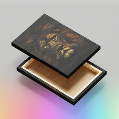 Lion Portrait - High-Quality Canvas Print | Custom Photo Canvas Print, Also Custom Canvas Prints with Your Photos