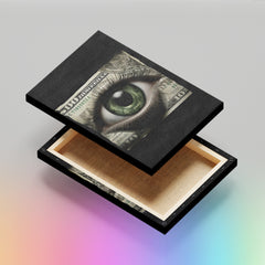 An Eye on the Dollar - High-Quality Canvas Print | Custom Photo Canvas Print, Also Custom Canvas Prints with Your Photos