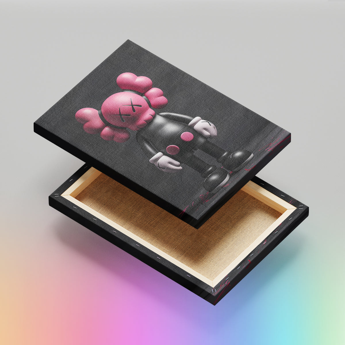 Pink Skull Mickey Mouse - High-Quality Canvas Print | Custom Photo Canvas Print, Also Custom Canvas Prints with Your Photos