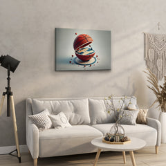 Inside of a Basketball: The Hidden Court - High-Quality Canvas Print | Custom Photo Canvas Print, Also Custom Canvas Prints with Your Photos