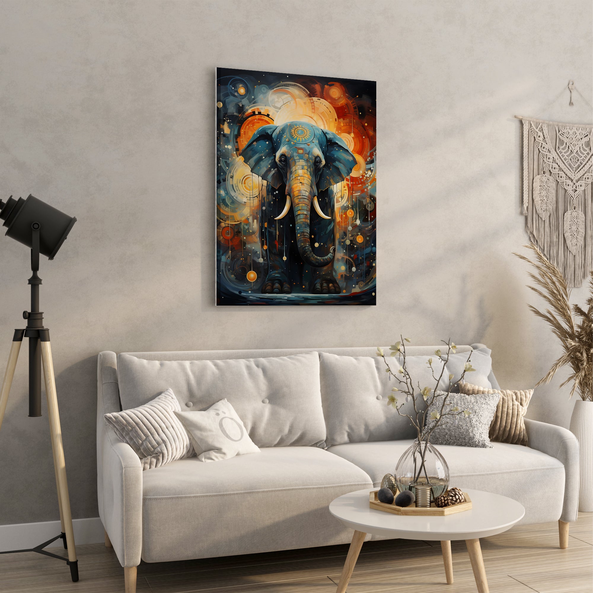 Journey of Authentic Elephant - High-Quality Canvas Print | Custom Photo Canvas Print, Also Custom Canvas Prints with Your Photos