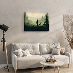 Hunting in the Forest - High-Quality Canvas Print | Custom Photo Canvas Print, Also Custom Canvas Prints with Your Photos