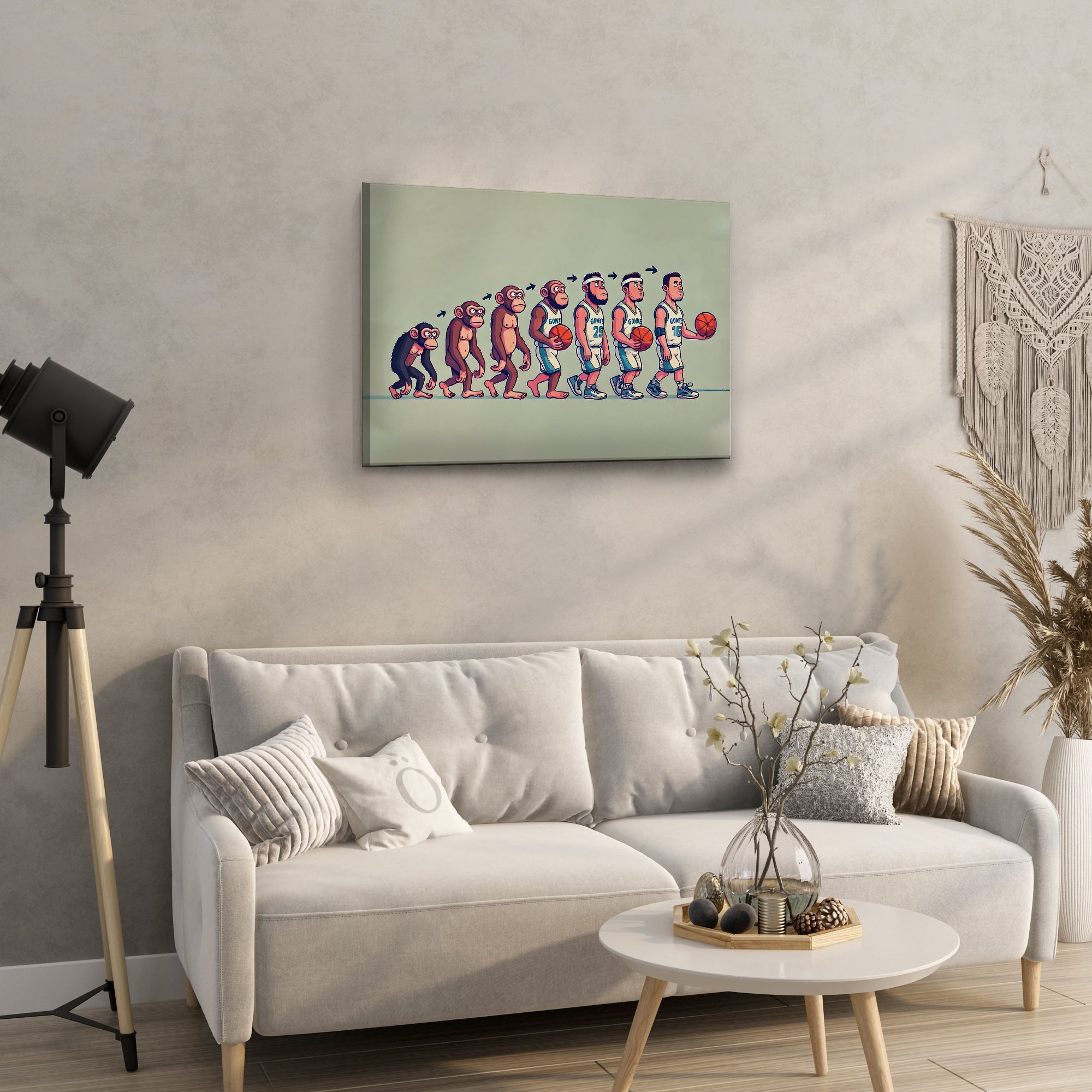 Evolution of a Basketball Player - High-Quality Canvas Print | Custom Photo Canvas Print, Also Custom Canvas Prints with Your Photos