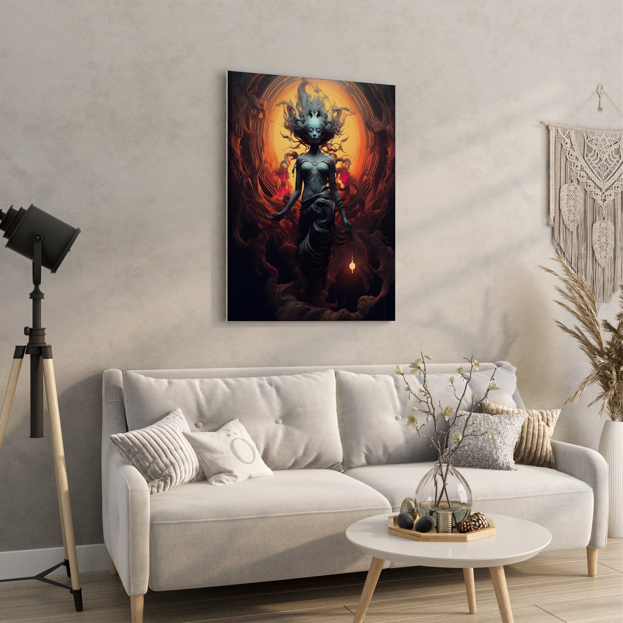 Majestic Feminine Demiurge - High-Quality Canvas Print | Custom Photo Canvas Print, Also Custom Canvas Prints with Your Photos