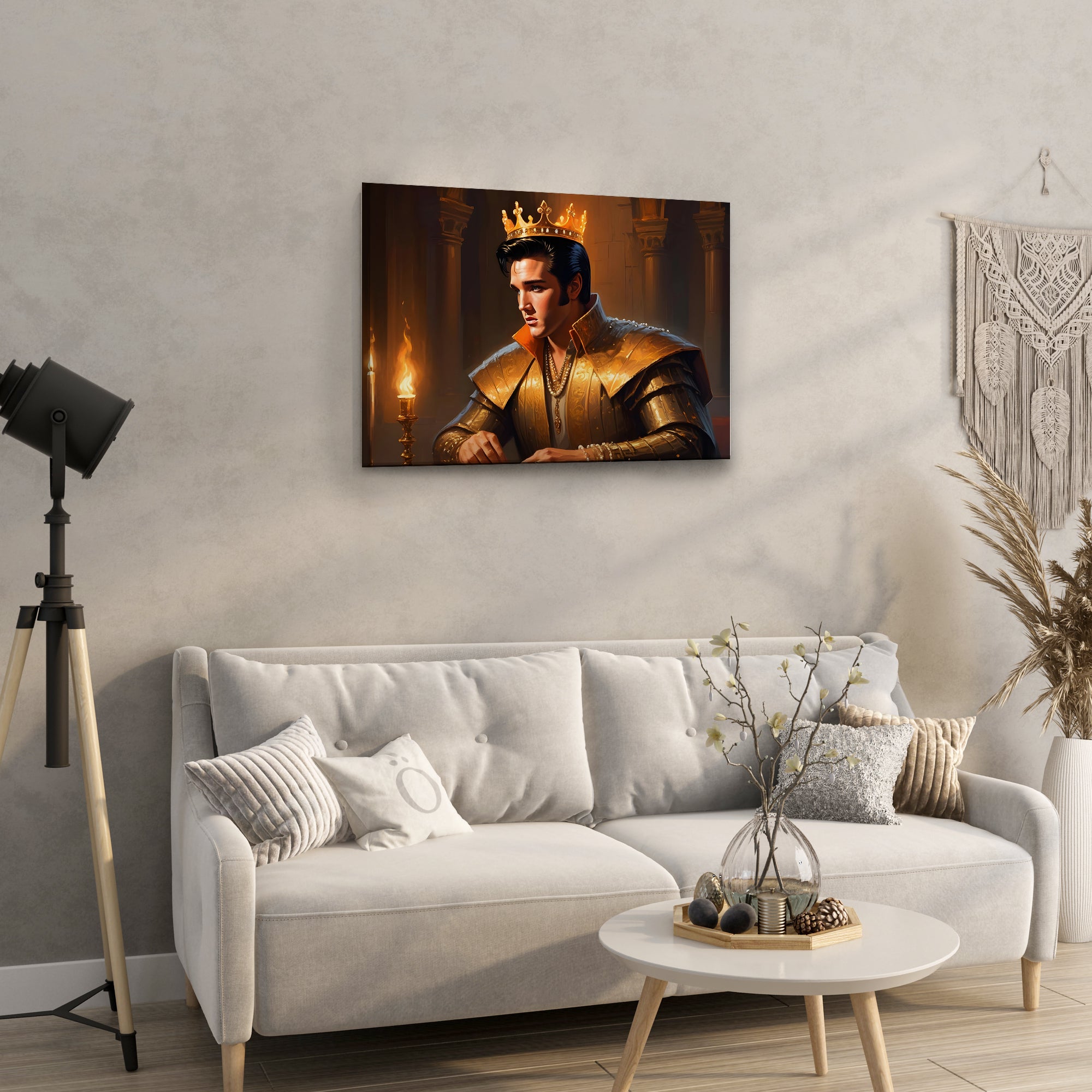 Elvis the King - High-Quality Canvas Print | Custom Photo Canvas Print, Also Custom Canvas Prints with Your Photos