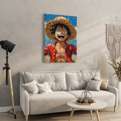 Luffy's Joyful Adventure - High-Quality Canvas Print | Custom Photo Canvas Print, Also Custom Canvas Prints with Your Photos