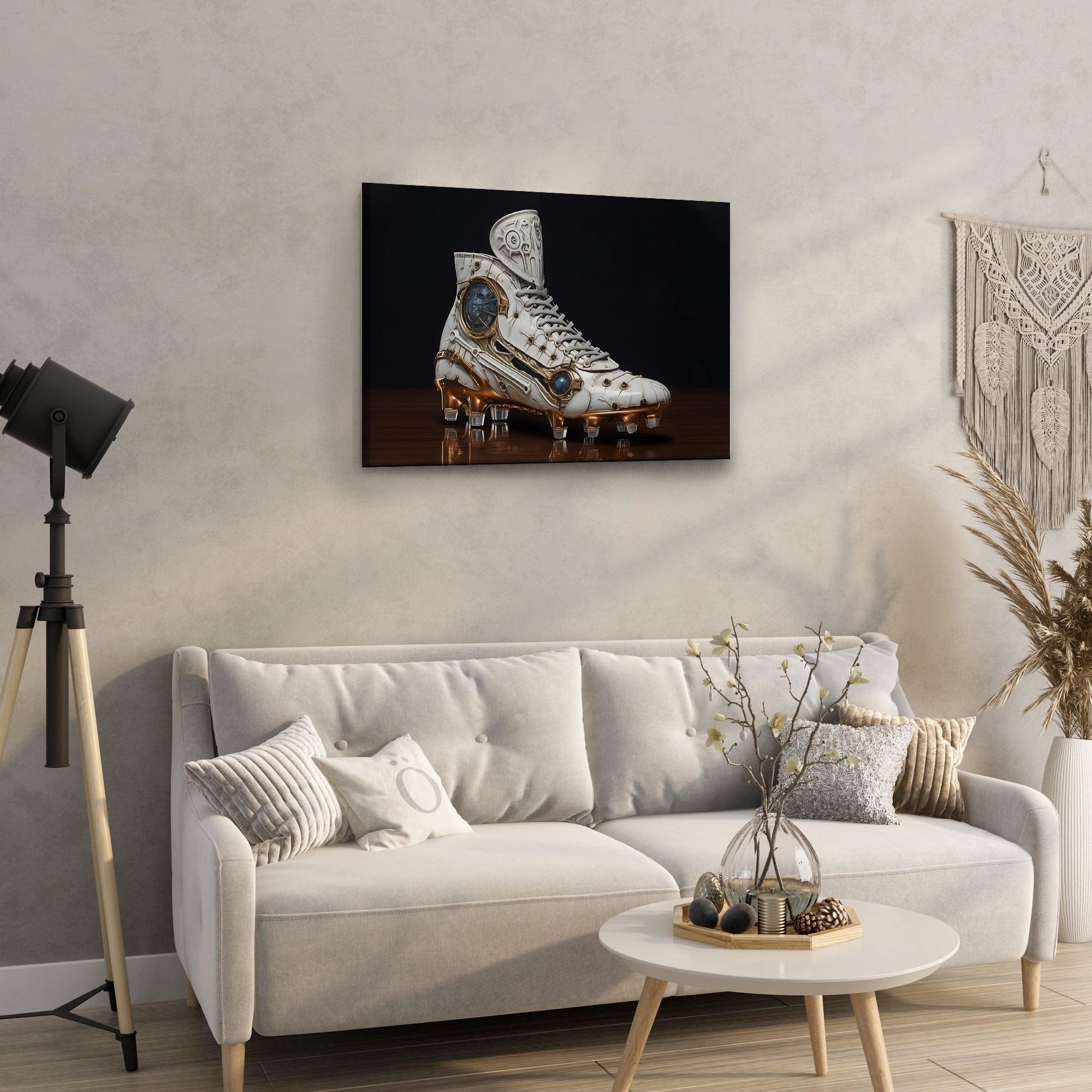 Crystal Football Shoe - High-Quality Canvas Print | Custom Photo Canvas Print, Also Custom Canvas Prints with Your Photos