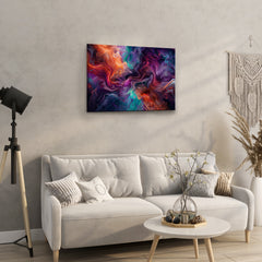 Abstract Waves of Color - High-Quality Canvas Print | Custom Photo Canvas Print, Also Custom Canvas Prints with Your Photos