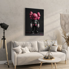 Pink Skull Mickey Mouse - High-Quality Canvas Print | Custom Photo Canvas Print, Also Custom Canvas Prints with Your Photos