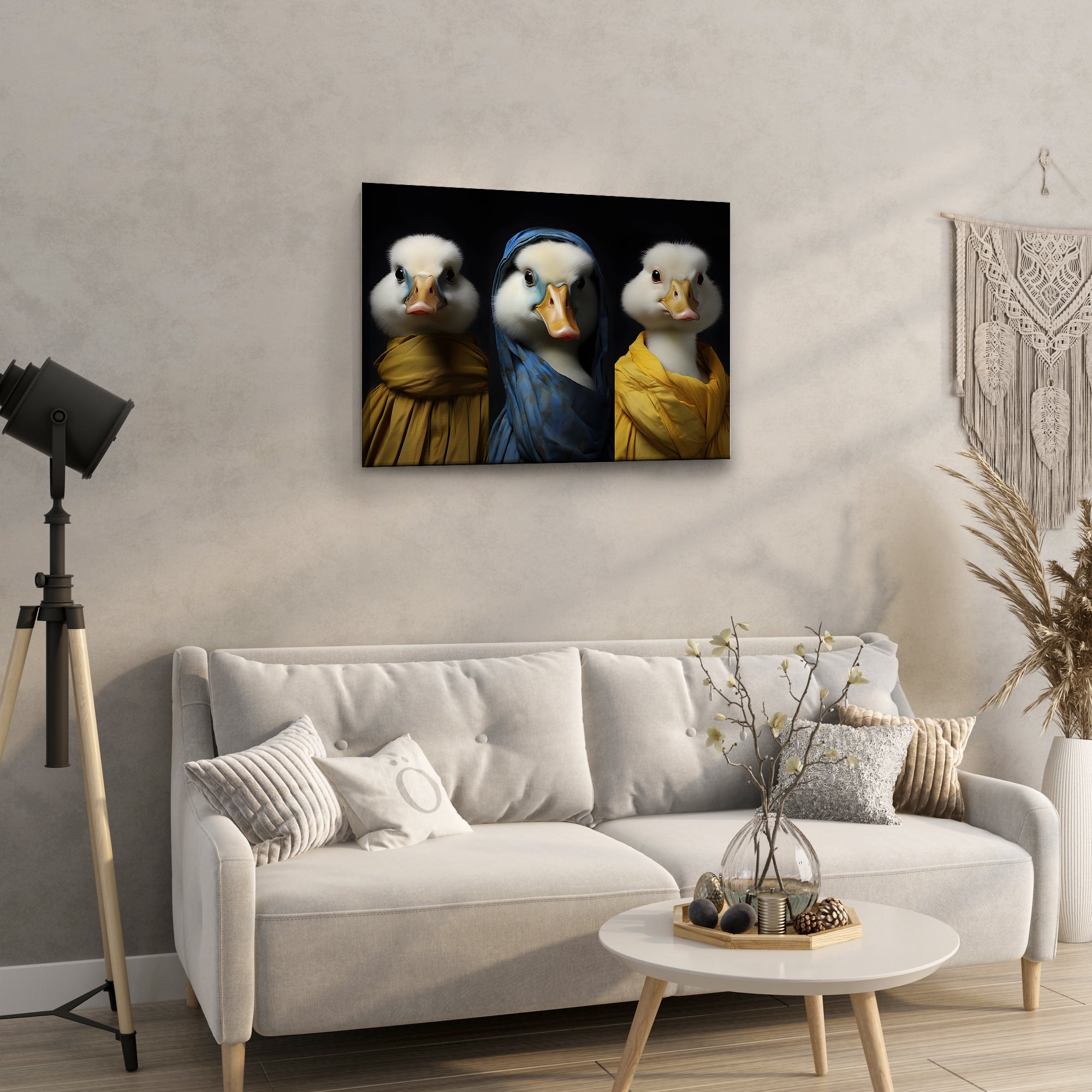 Cute Duckling Portrait - High-Quality Canvas Print | Custom Photo Canvas Print, Also Custom Canvas Prints with Your Photos