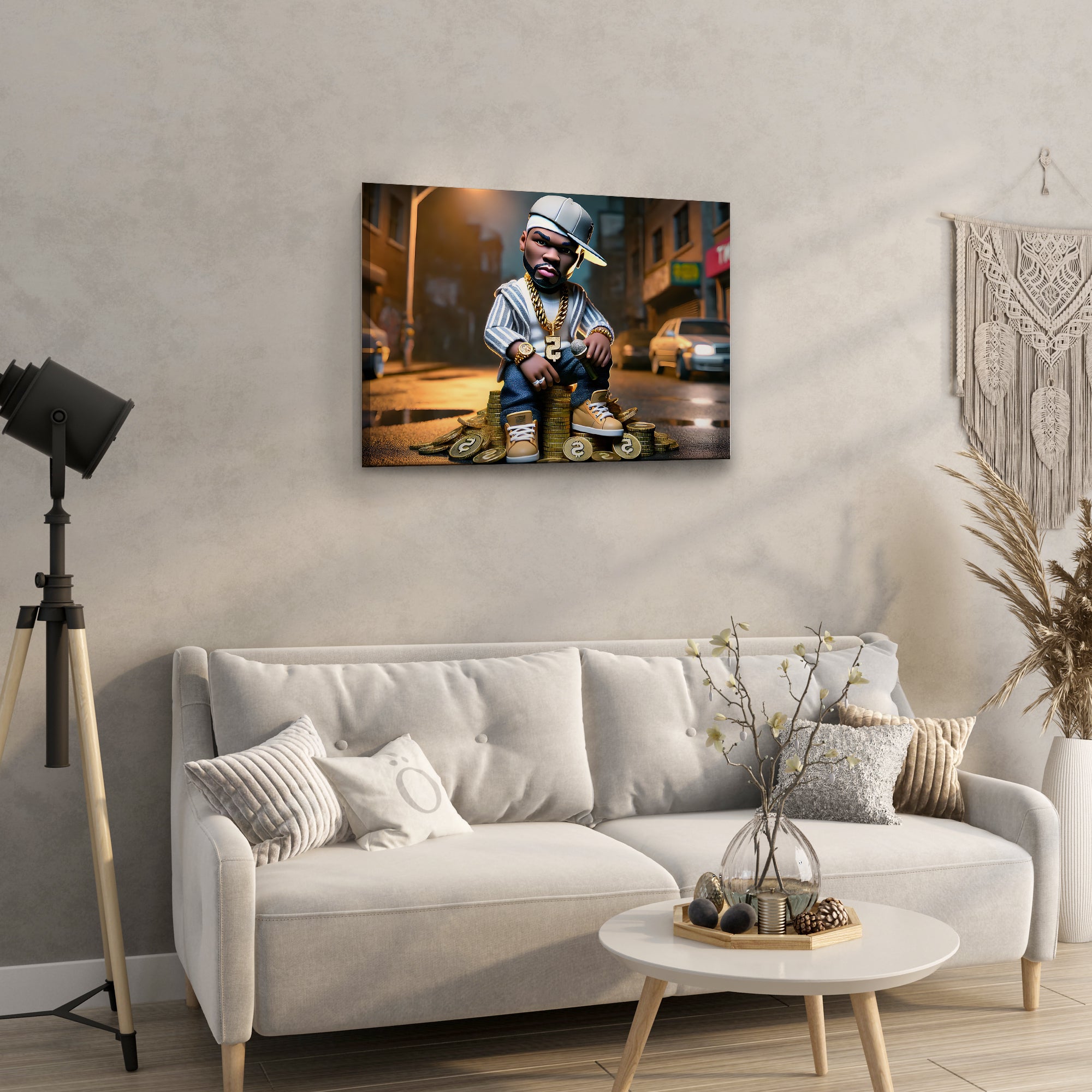 Mini 50 Cent - High-Quality Canvas Print | Custom Photo Canvas Print, Also Custom Canvas Prints with Your Photos