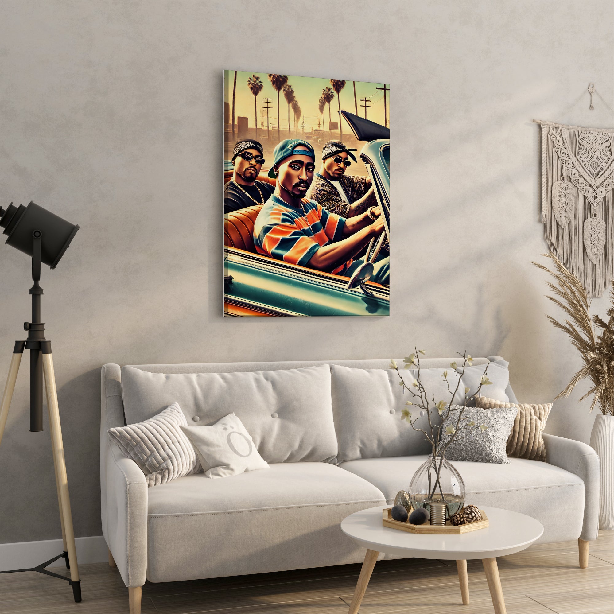 Tupac and Crew - High-Quality Canvas Print | Custom Photo Canvas Print, Also Custom Canvas Prints with Your Photos