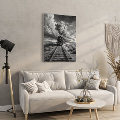 Vintage Dark Train - High-Quality Canvas Print | Custom Photo Canvas Print, Also Custom Canvas Prints with Your Photos