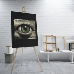 An Eye on the Dollar - High-Quality Canvas Print | Custom Photo Canvas Print, Also Custom Canvas Prints with Your Photos