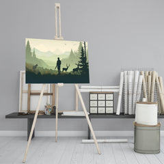 Hunting in the Forest - High-Quality Canvas Print | Custom Photo Canvas Print, Also Custom Canvas Prints with Your Photos