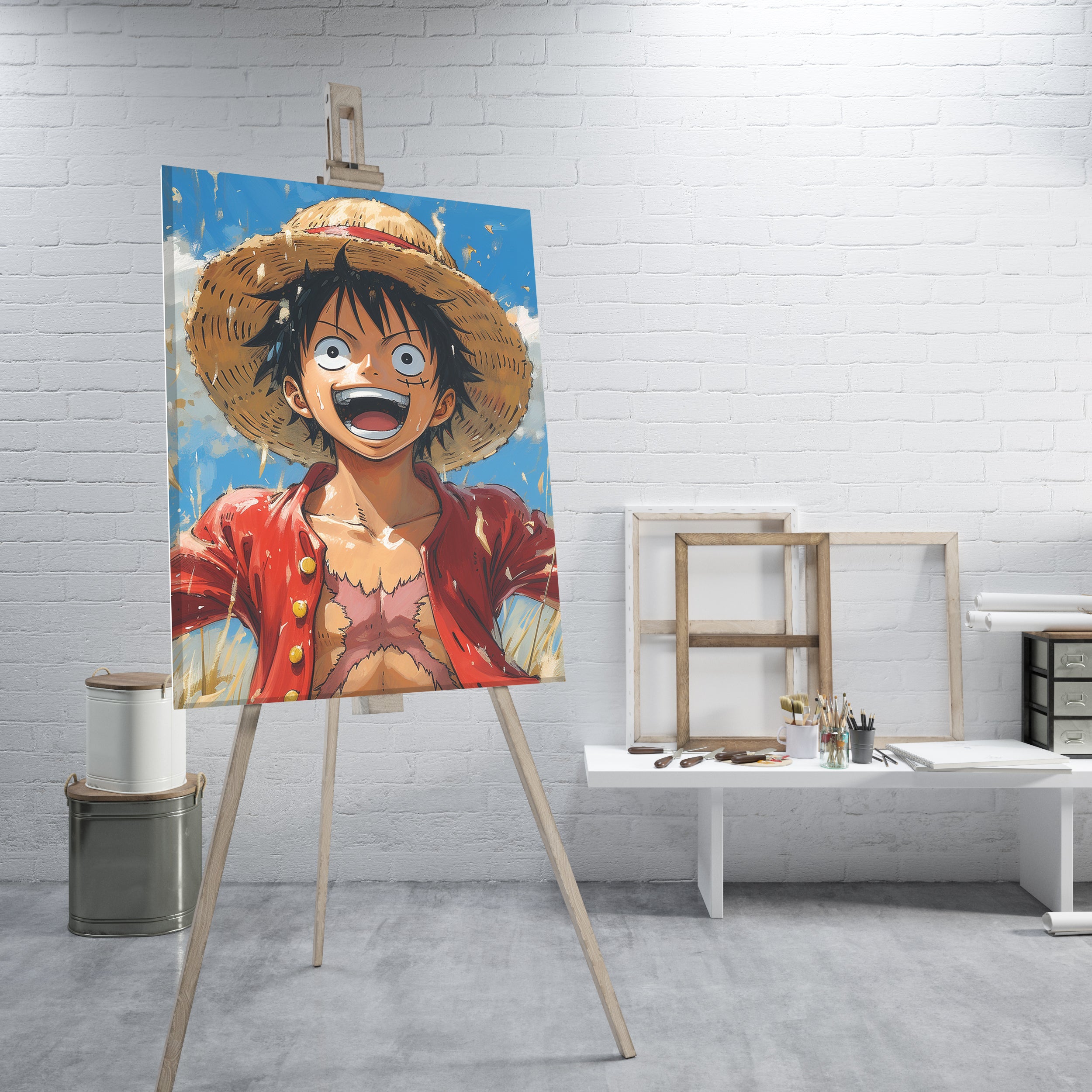 Luffy's Joyful Adventure - High-Quality Canvas Print | Custom Photo Canvas Print, Also Custom Canvas Prints with Your Photos