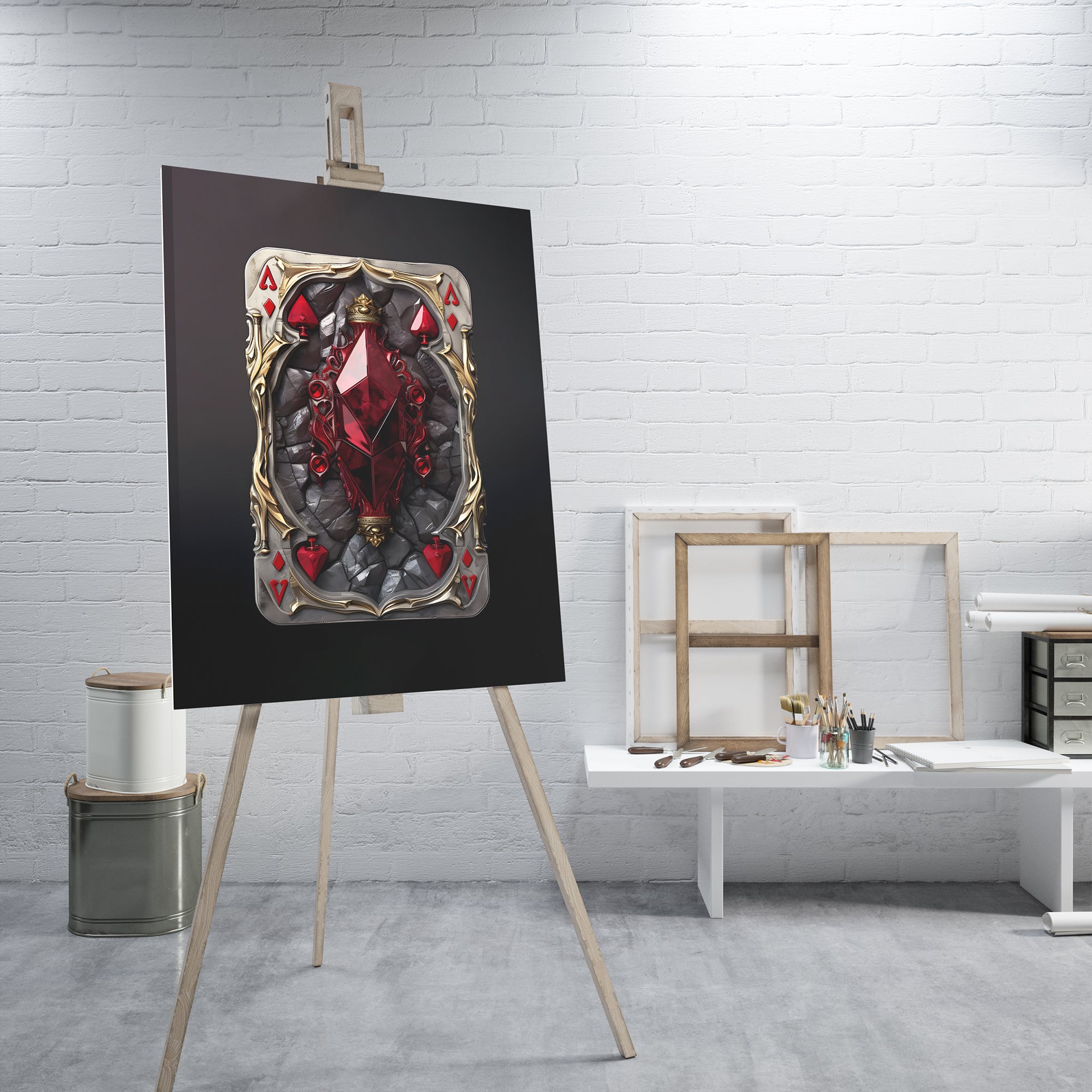 Ace of Hearts - High-Quality Canvas Print | Custom Photo Canvas Print, Also Custom Canvas Prints with Your Photos