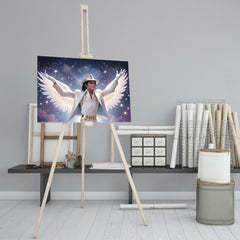 Starlit Michael Jackson - High-Quality Canvas Print | Custom Photo Canvas Print, Also Custom Canvas Prints with Your Photos