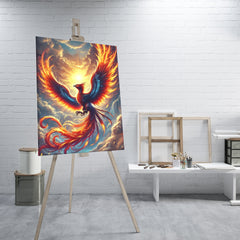 Fiery Phoenix Rising - High-Quality Canvas Print | Custom Photo Canvas Print, Also Custom Canvas Prints with Your Photos