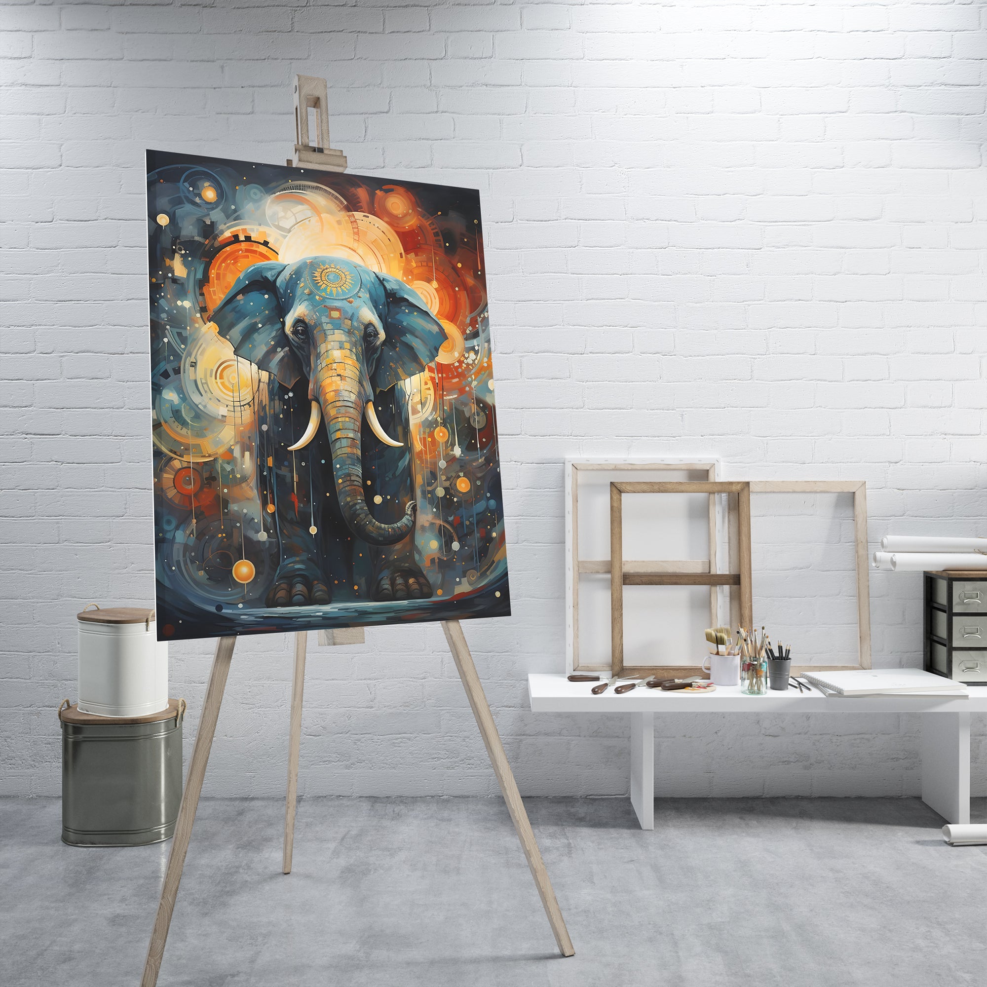 Journey of Authentic Elephant - High-Quality Canvas Print | Custom Photo Canvas Print, Also Custom Canvas Prints with Your Photos