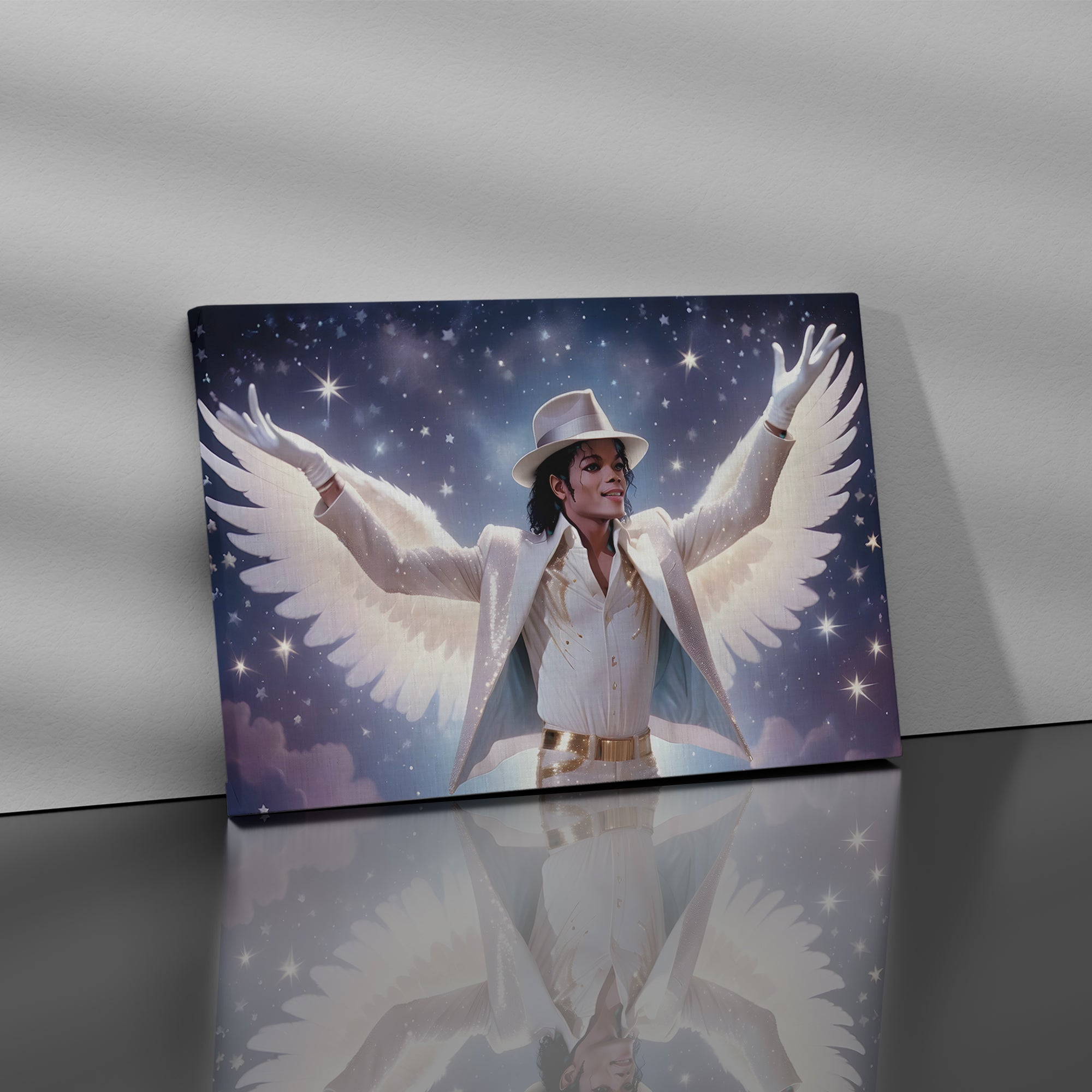 Starlit Michael Jackson - High-Quality Canvas Print | Custom Photo Canvas Print, Also Custom Canvas Prints with Your Photos