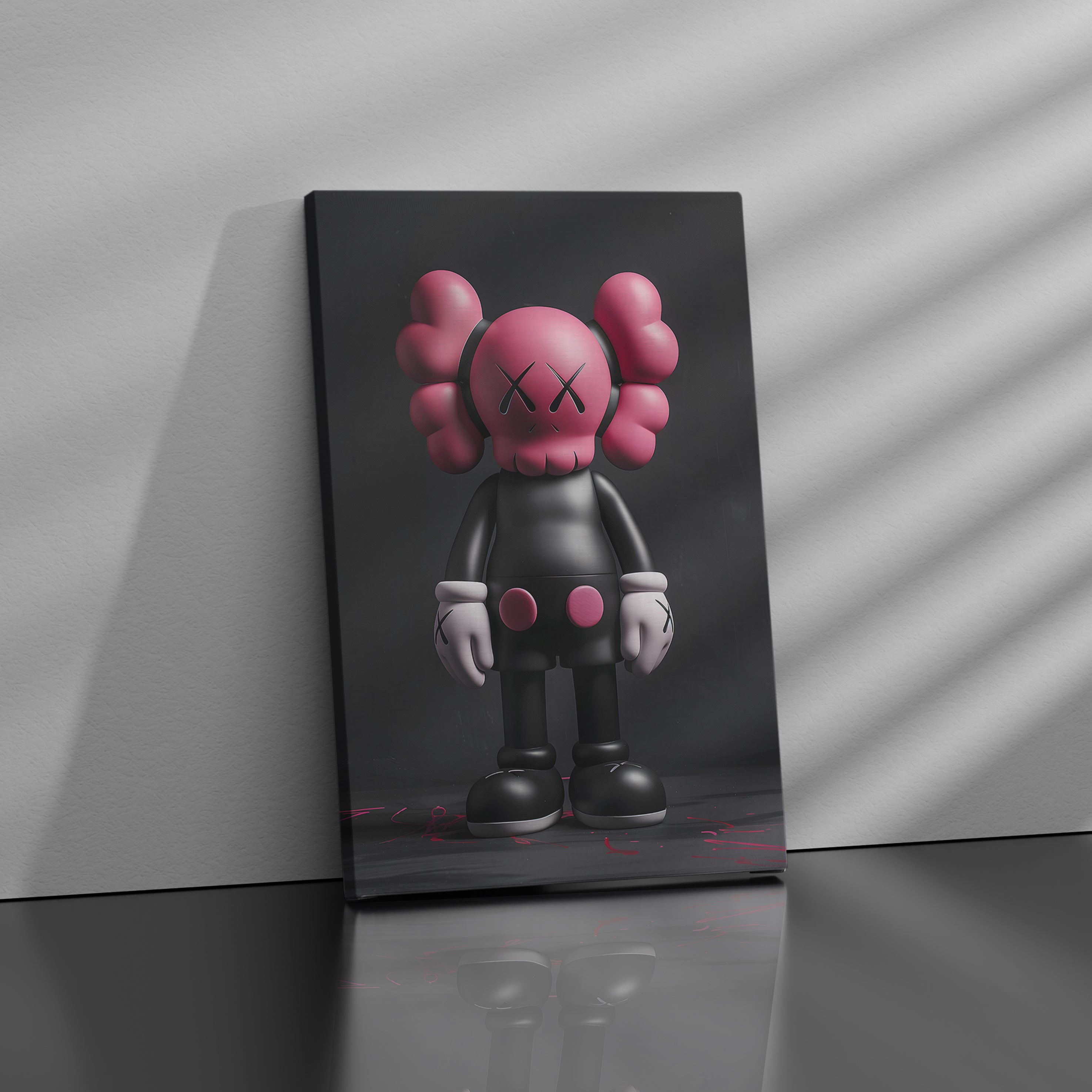 Pink Skull Mickey Mouse - High-Quality Canvas Print | Custom Photo Canvas Print, Also Custom Canvas Prints with Your Photos