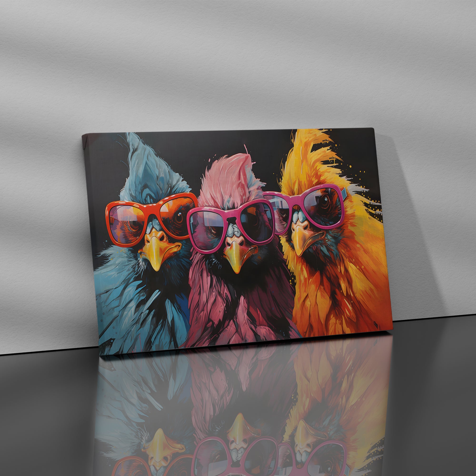 Stylish Birds Gang - High-Quality Canvas Print | Custom Photo Canvas Print, Also Custom Canvas Prints with Your Photos