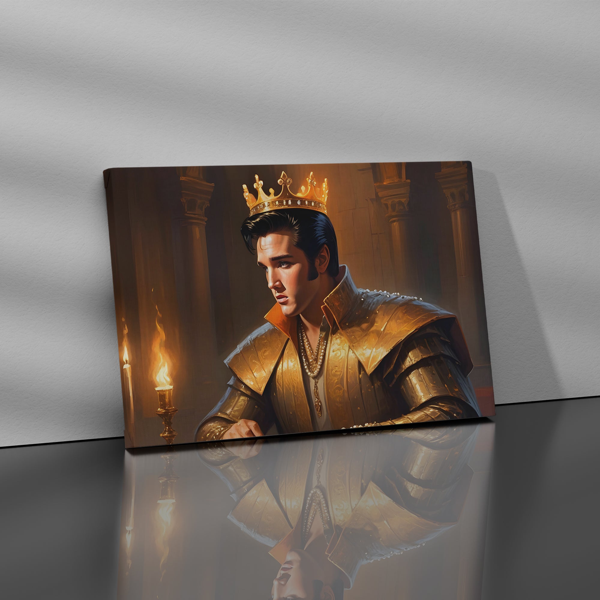 Elvis the King - High-Quality Canvas Print | Custom Photo Canvas Print, Also Custom Canvas Prints with Your Photos