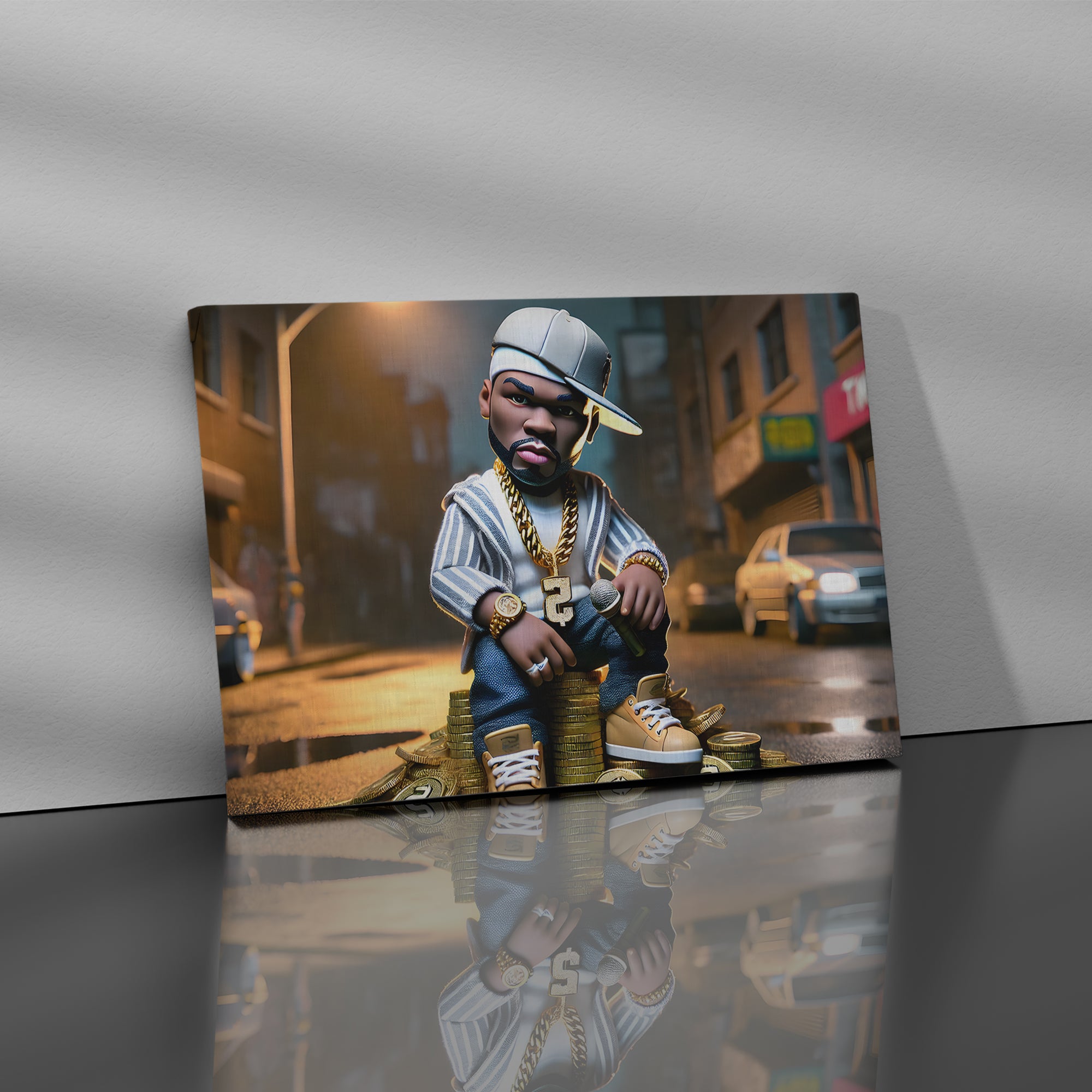 Mini 50 Cent - High-Quality Canvas Print | Custom Photo Canvas Print, Also Custom Canvas Prints with Your Photos