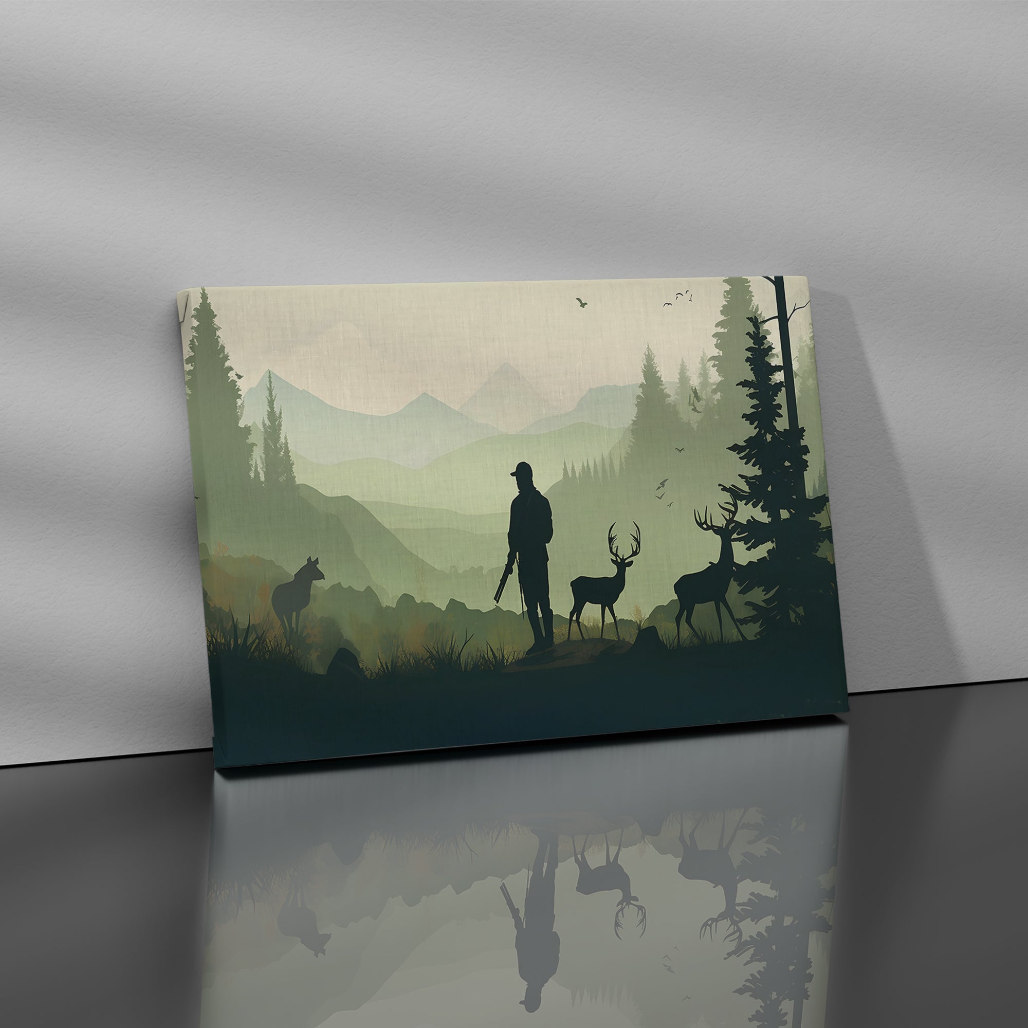 Hunting in the Forest - High-Quality Canvas Print | Custom Photo Canvas Print, Also Custom Canvas Prints with Your Photos