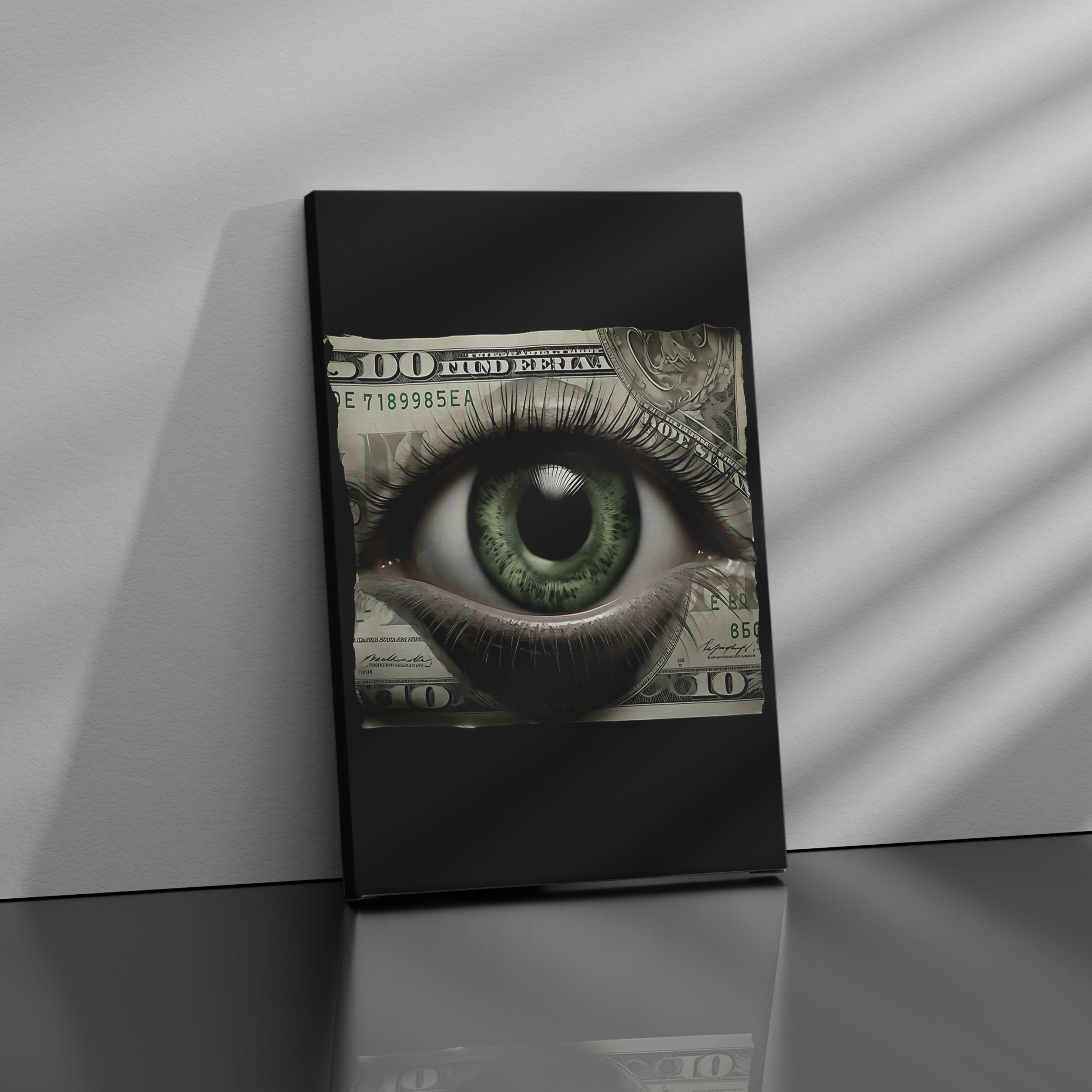 An Eye on the Dollar - High-Quality Canvas Print | Custom Photo Canvas Print, Also Custom Canvas Prints with Your Photos