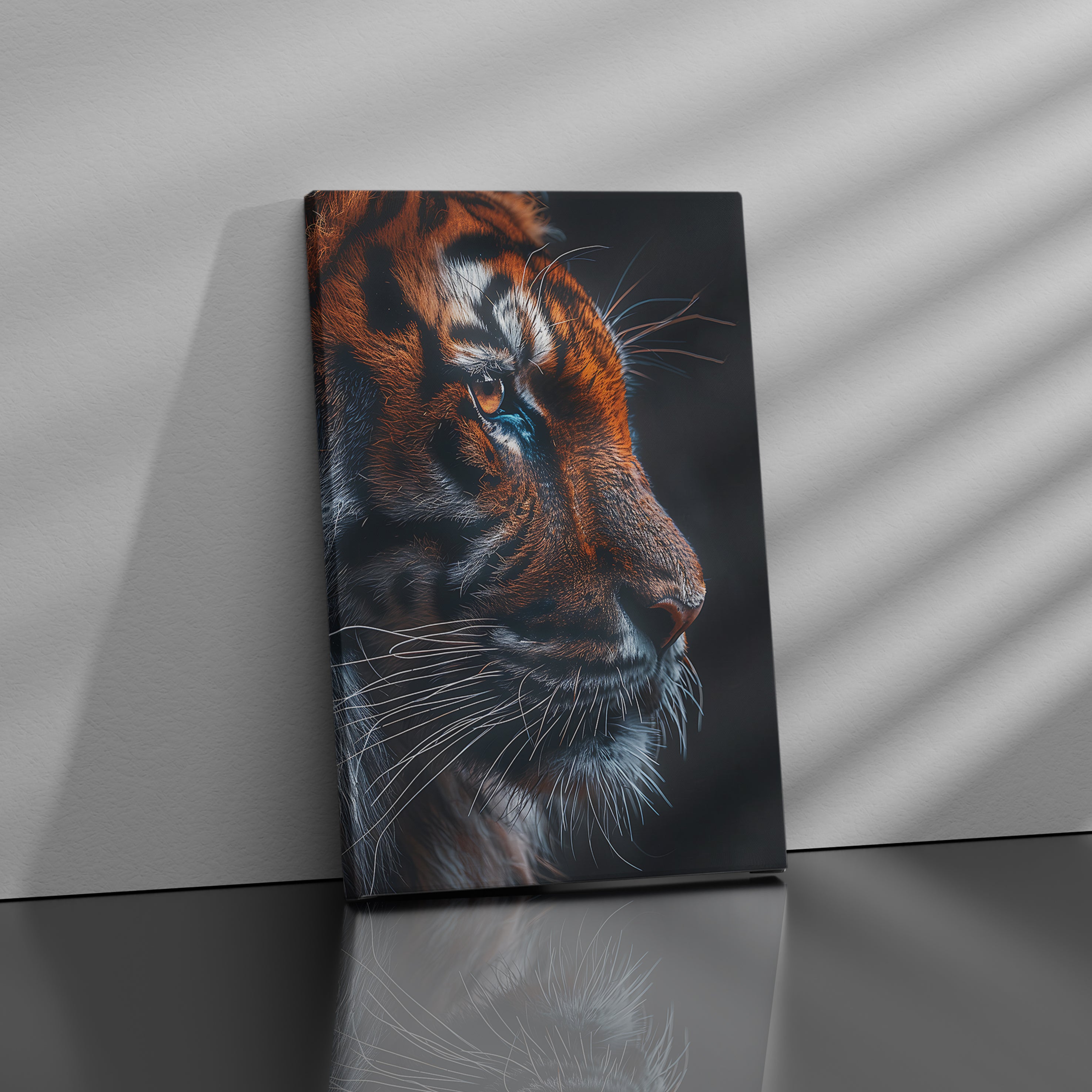 Wild Tiger Portrait - High-Quality Canvas Print | Custom Photo Canvas Print, Also Custom Canvas Prints with Your Photos