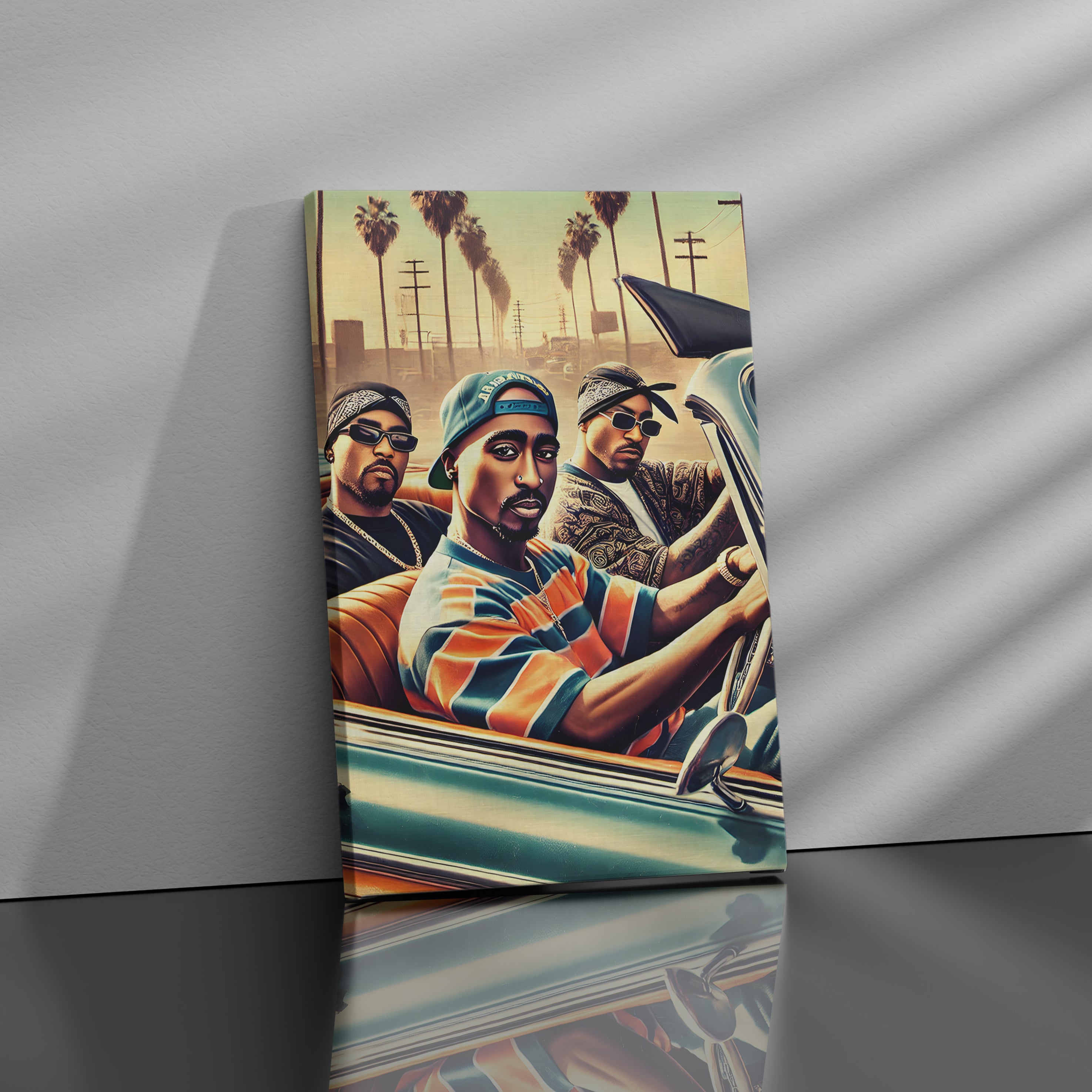 Tupac and Crew - High-Quality Canvas Print | Custom Photo Canvas Print, Also Custom Canvas Prints with Your Photos