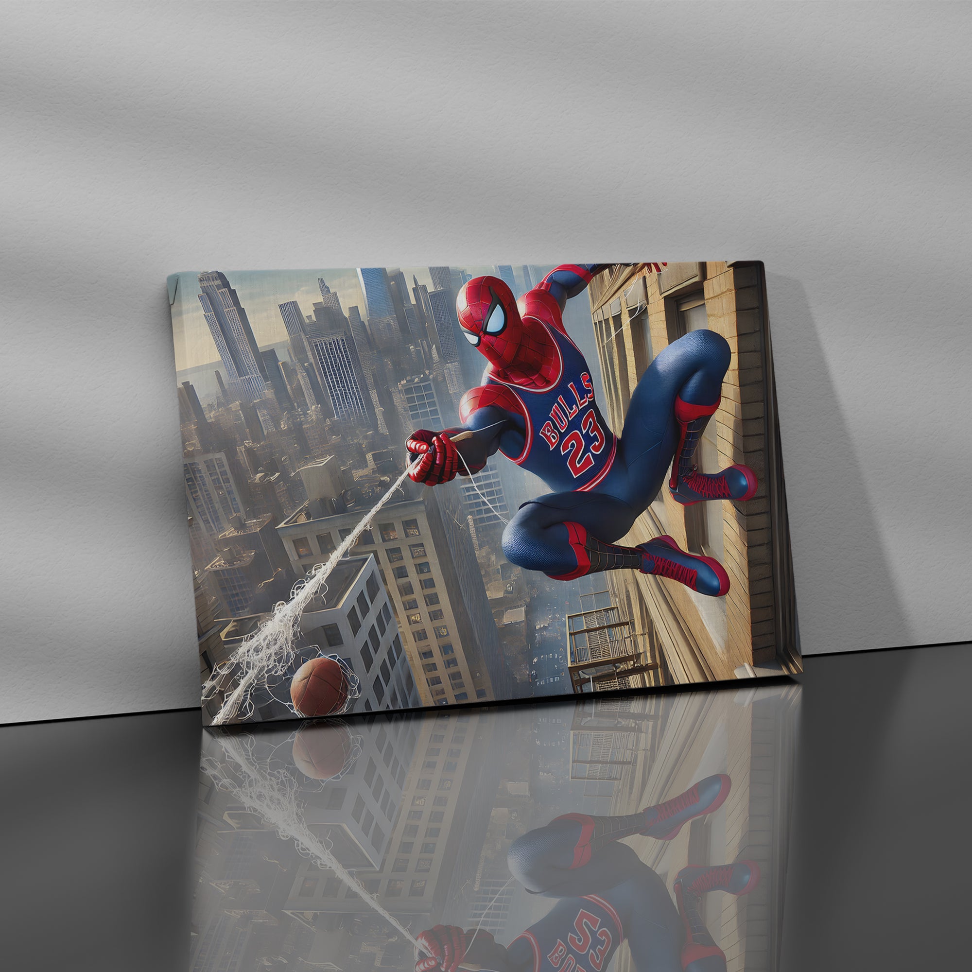 Spidey's Slam Dunk - High-Quality Canvas Print | Custom Photo Canvas Print, Also Custom Canvas Prints with Your Photos